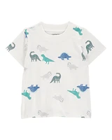 Baby 2-Piece Dinosaur Tee & Shortall Set - Navy