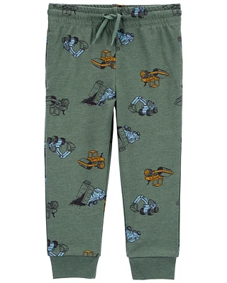 Toddler Construction Pull-On Joggers