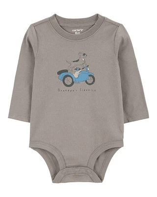 Baby Grandpa's Sidekick Long-Sleeve Bodysuit