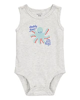 Baby Octopus Daddy Sleeveless Bodysuit