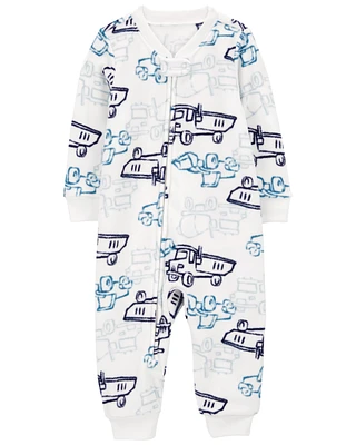 Baby 1-Piece Construction Fleece Footless Pyjamas