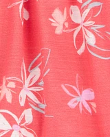 Kid Floral Flowy Pull-On Shorts