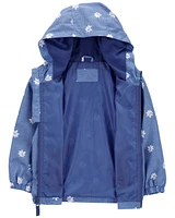 Toddler Floral Fleece-Lined Lightweight Jacket