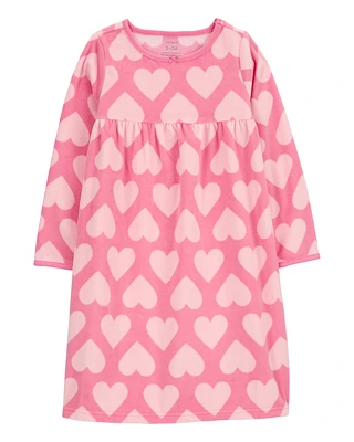 Kid Heart Fleece Nightgown