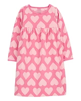 Kid Heart Fleece Nightgown