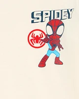 Toddler Marvel™ Spider-Man Short-Sleeve Graphic Tee - Cream