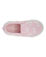 Toddler Slip-On Floral Sneakers - Pink