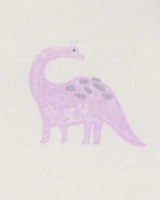Baby Dinosaur Print Snug Fit Cotton 4-Piece Pyjamas