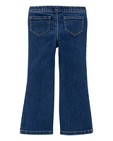 Baby Flare Pull-On Denim Jeans