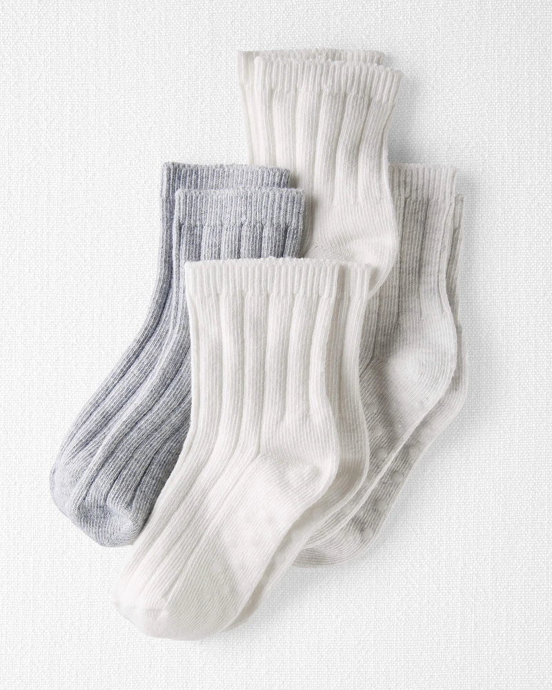 Toddler 4-Pack Slip Resistant Socks