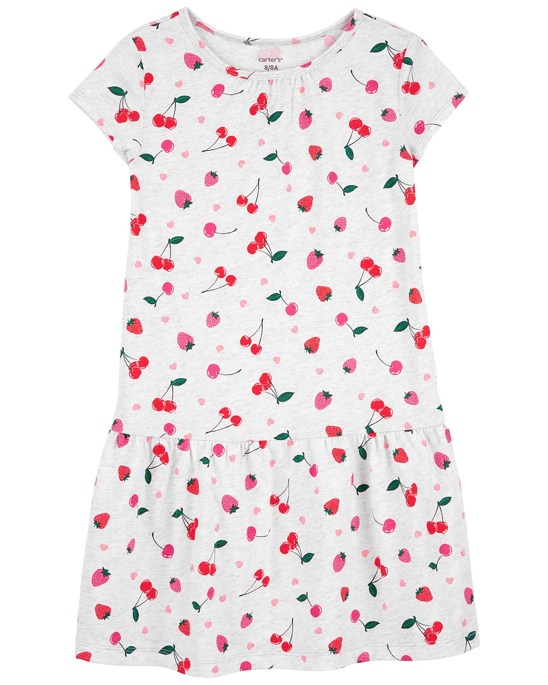 Cherry Cotton Dress