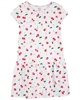 Cherry Cotton Dress