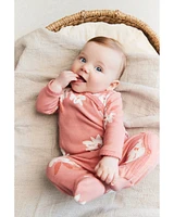 2-Piece Floral Sleeper Pyjamas and Cap Set