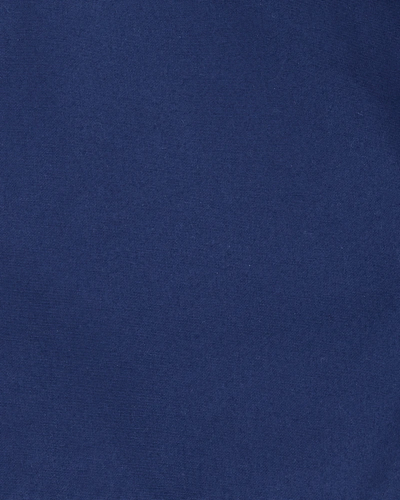 Toddler Pull-On Poplin Shorts - Navy