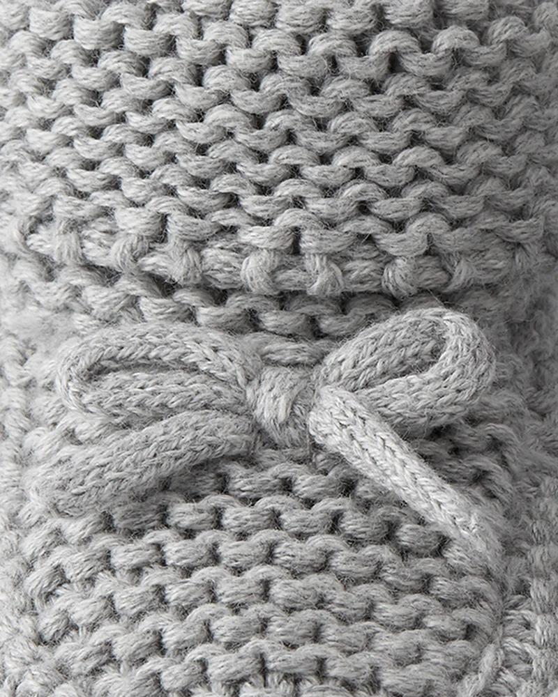Baby Organic Cotton Crochet Booties
