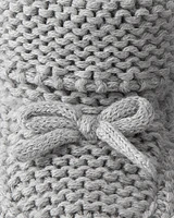 Baby Organic Cotton Crochet Booties