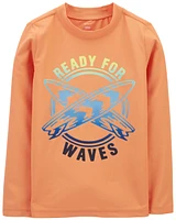 Kid Ready For Wave Rashguard