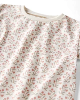 Toddler 3-Pack Organic Cotton Flutter-Sleeve Tees