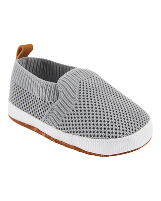 Baby Mesh Slip-On Shoes - Grey