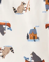 Toddler 2-Piece Woodland Creatures 100% Snug Fit Cotton Pyjamas