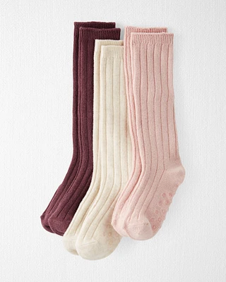 Toddler 3-Pack Knee-High Socks