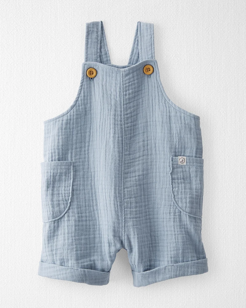 Baby Organic Cotton Gauze Shortall