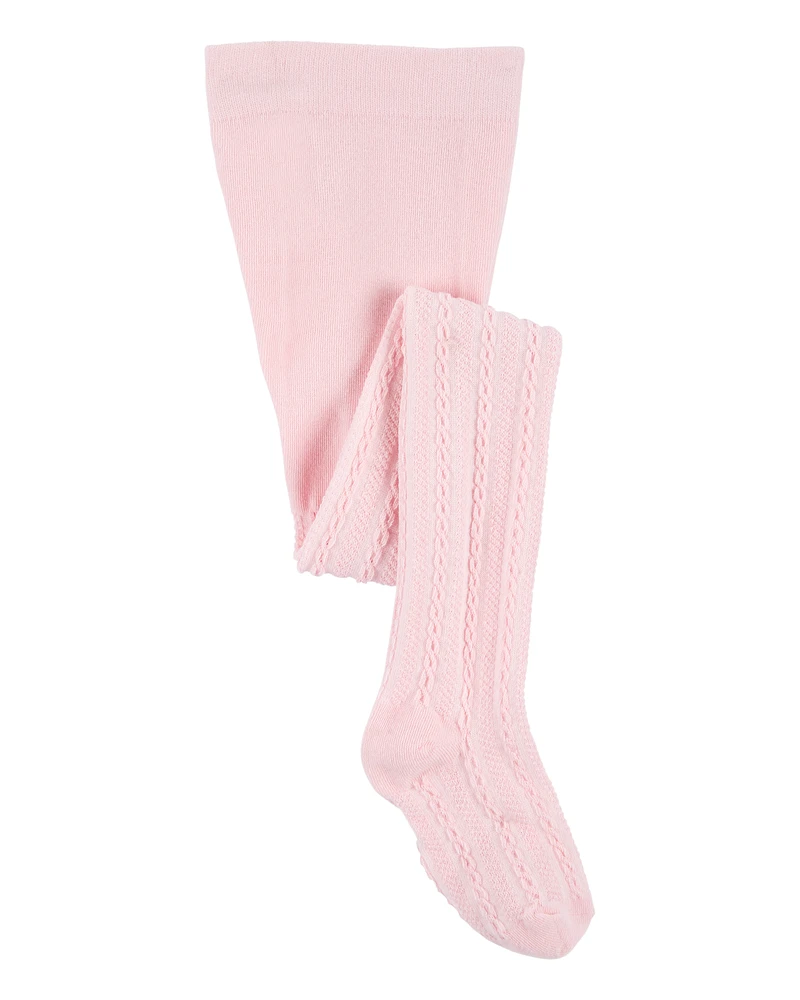 Kid Cable Knit Tights