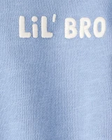 Baby Organic Cotton Lil' Bro Bubble Bodysuit