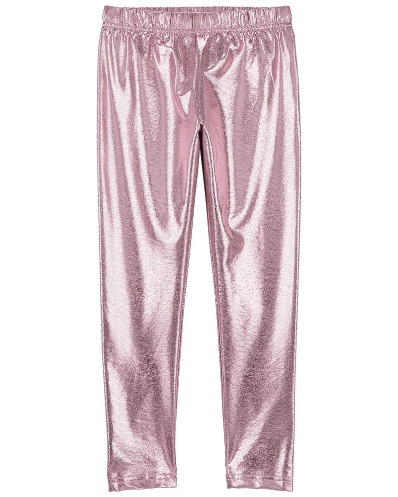 Kid Metallic Leggings