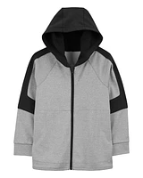 Kid Colourblock Active Mesh Knit Jacket