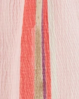 Toddler Striped Geo Print Dress