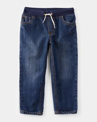 Toddler Pull-On Denim Pants