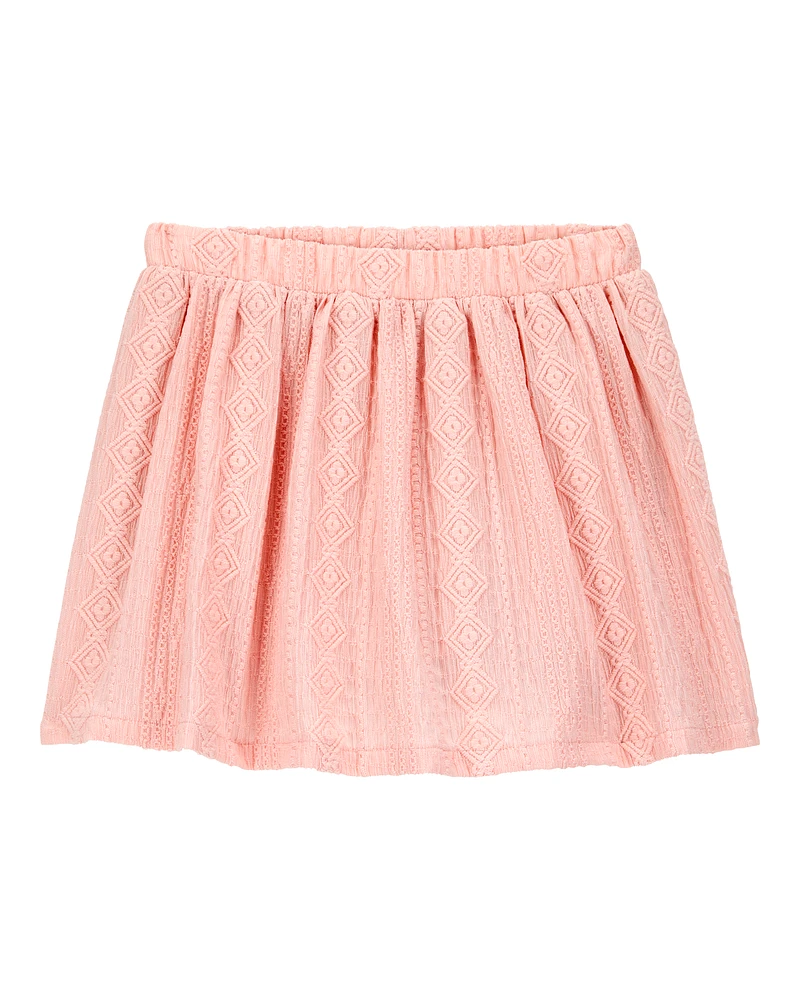 Toddler Crochet Pull-On Skort