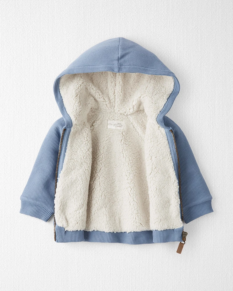 Baby Sherpa Lined Jacket Made with Organic Cotton