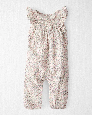 Baby Organic Cotton Gauze Jumpsuit