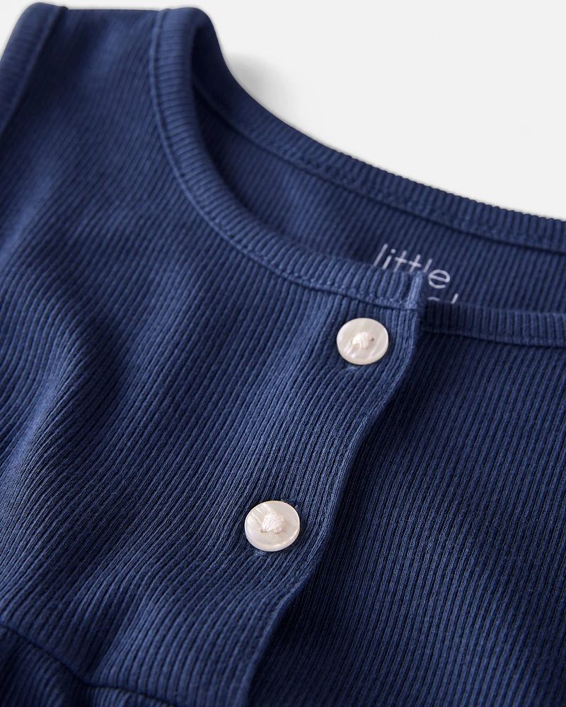 Kid 2-Pack Organic Cotton Knit Tanks