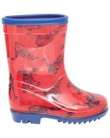 Toddler Hockey Print Rain Boots