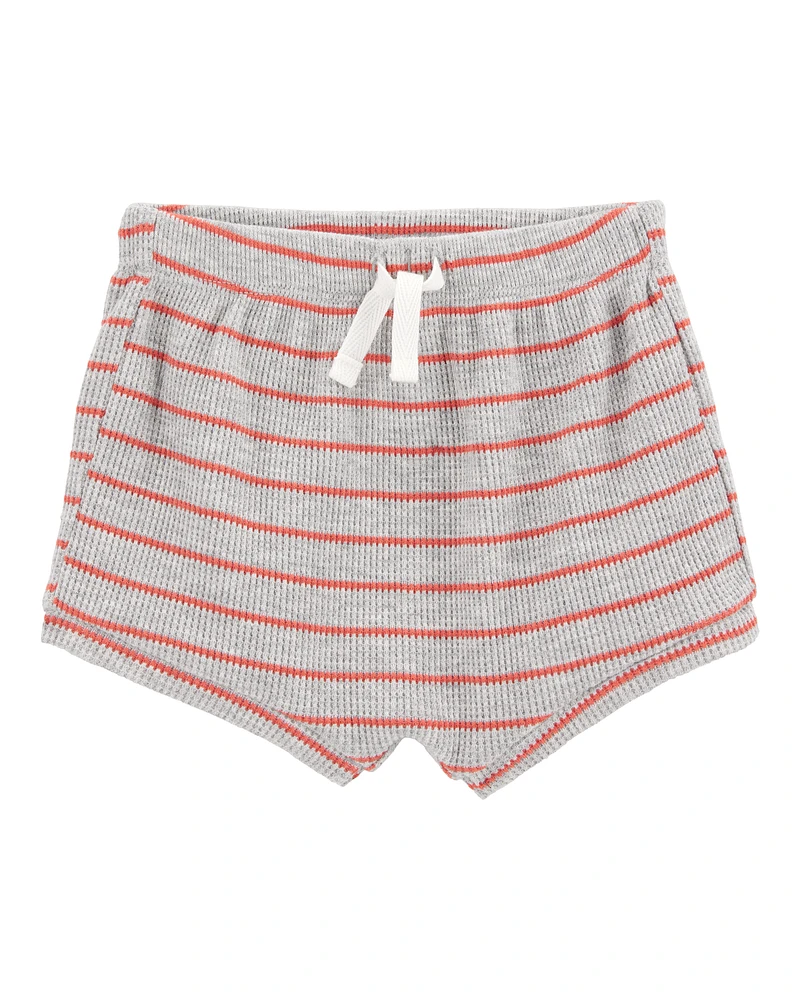 Baby Boy 3-Piece Outfit Set - Heather/Orange