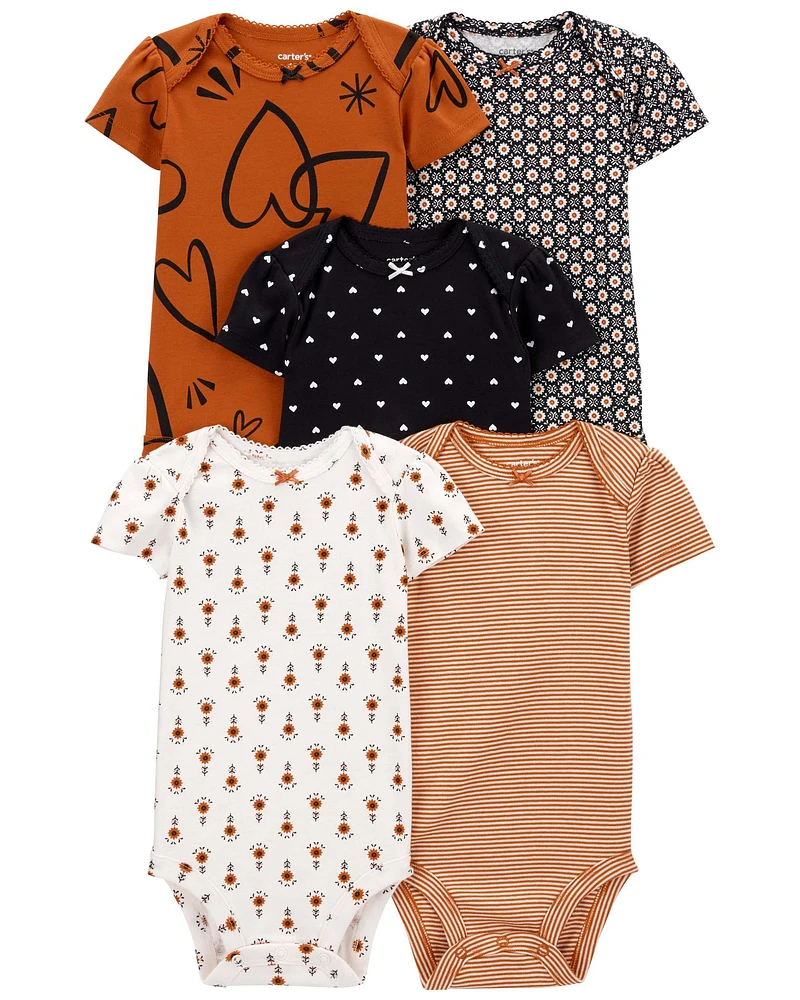 Baby 5-Pack Short-Sleeve Bodysuits