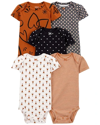 Baby 5-Pack Short-Sleeve Bodysuits