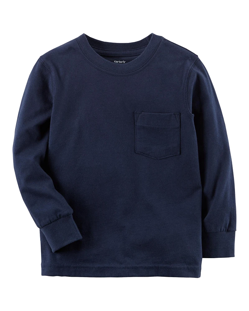 Kid Long-Sleeve Pocket Tee