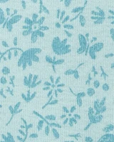 Toddler Butterfly Print Snug Fit Cotton 4-Piece Pyjamas