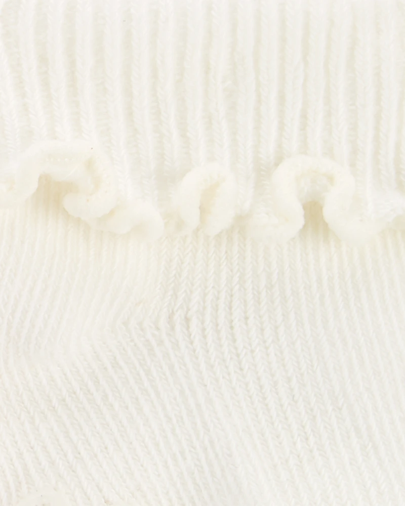 Baby 3-Pack Ribbed Booties