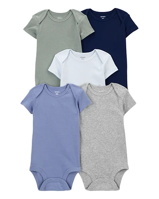 Baby 5-Pack Short-Sleeve Bodysuits
