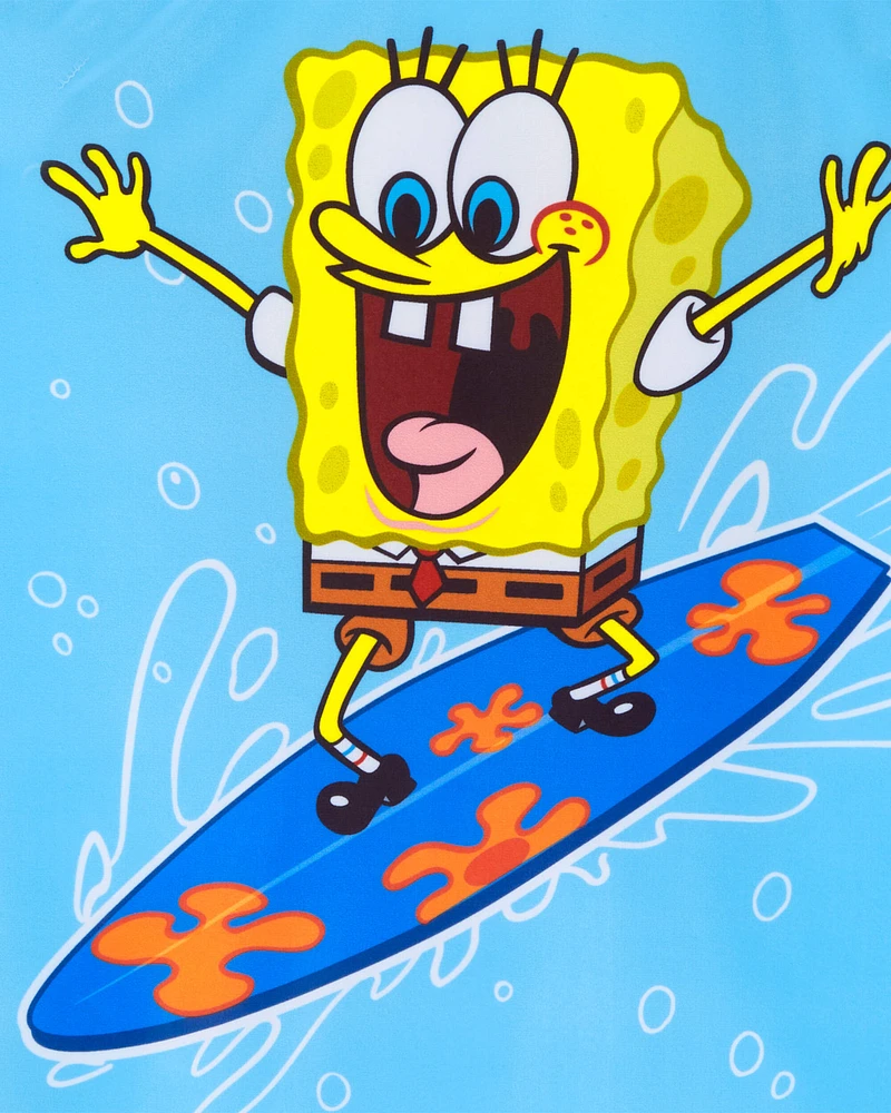 Kid Spongebob Squarepants Rashguard