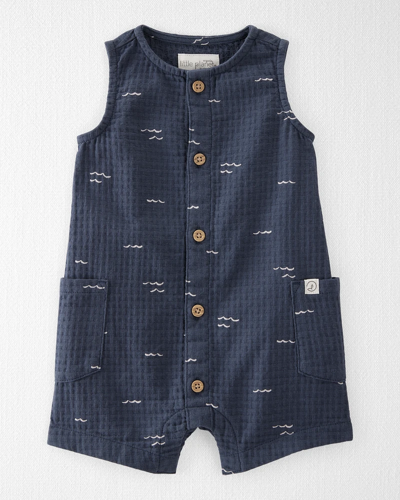 Baby Organic Cotton Gauze Romper