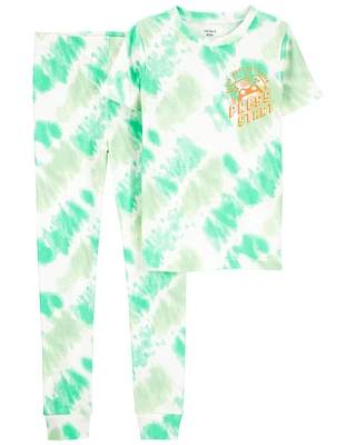 2-Piece Tie-Dye 100% Snug Fit Cotton Pyjamas