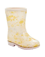 Toddler Floral Print Rain Boots