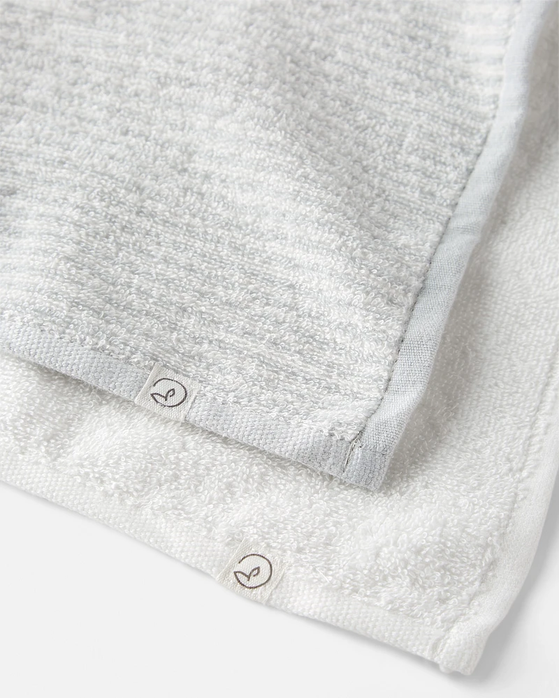 2-Pack Organic Cotton Towels