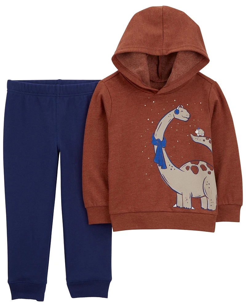 Baby 2-Piece Dinosaur Hoodie & Jogger Set